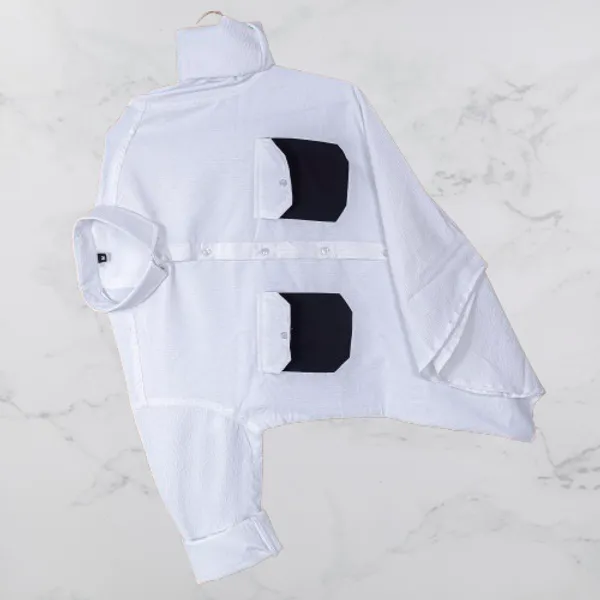 White_Cotton_Blend_Solid_Full_Sleeve_Shirt_For_Men