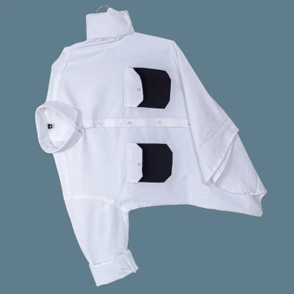 White_Cotton_Blend_Solid_Full_Sleeve_Shirt_For_Men