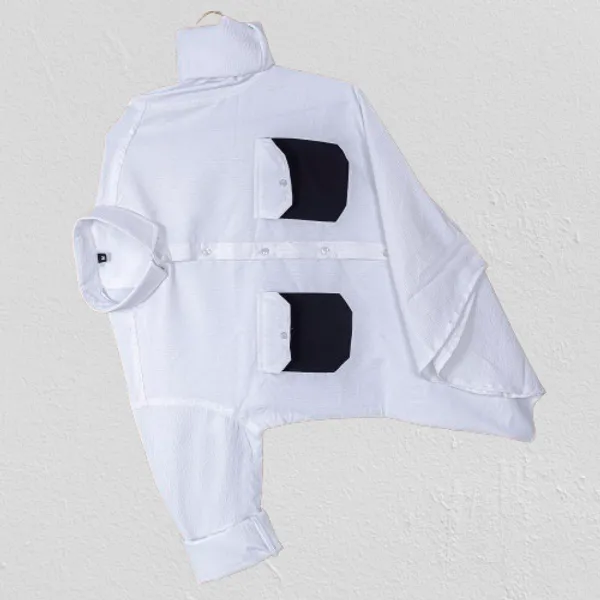White_Cotton_Blend_Solid_Full_Sleeve_Shirt_For_Men