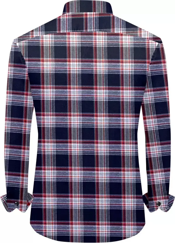 Multicolor_Polycotton_Checkered_Full_Sleeve_Shirt_For_Men