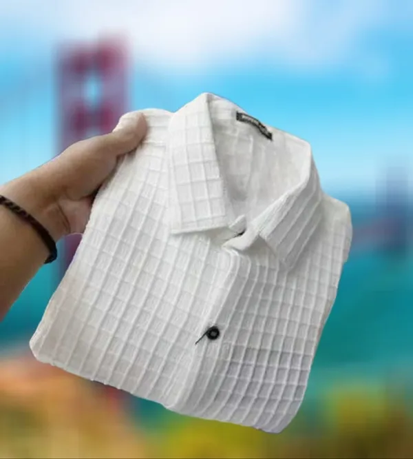White__Cotton_Blend_Solid_Full_Sleeve_Shirt_For_Men