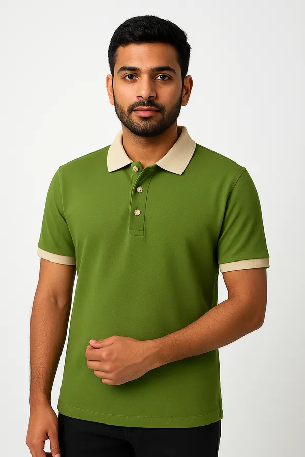 Olive_Color_Men_Polo_T-Shirt