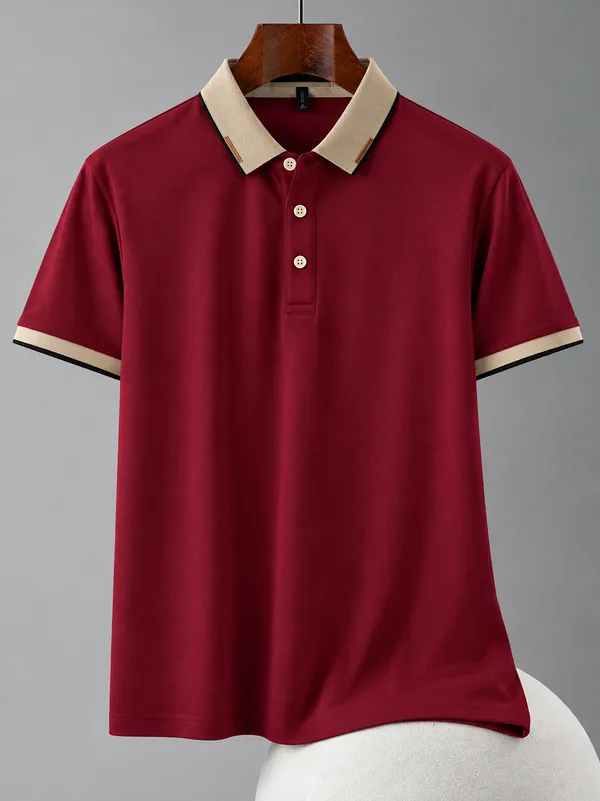 Maroon_Polo_T-shirt_For_Men