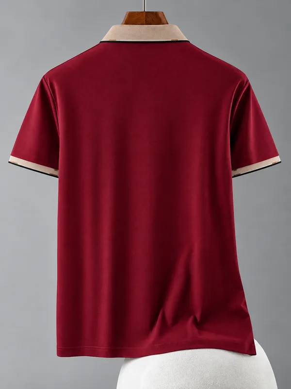 Maroon_Polo_T-shirt_For_Men