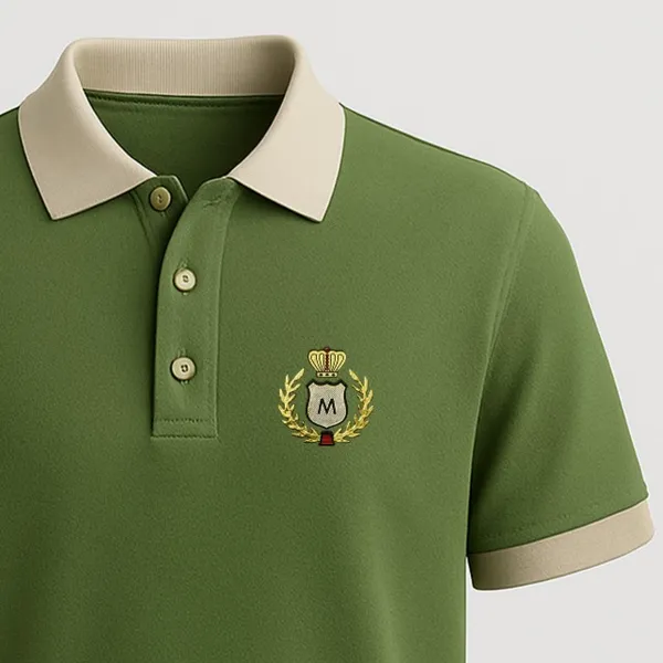 Olive_Half_Sleeve_Matty_Fabric_Polo_T-Shirt_|_For_Men
