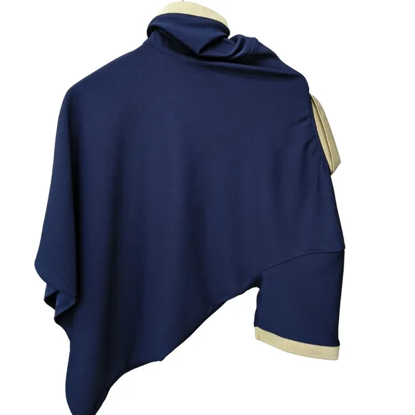 Navy_Blue_Half_Sleeve_Matty_Fabric_Polo_T-Shirt_|_For_Men