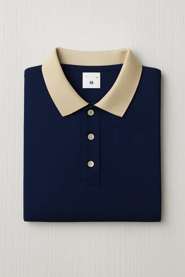Navy_Blue_Half_Sleeve_Matty_Fabric_Polo_T-Shirt_|_For_Men