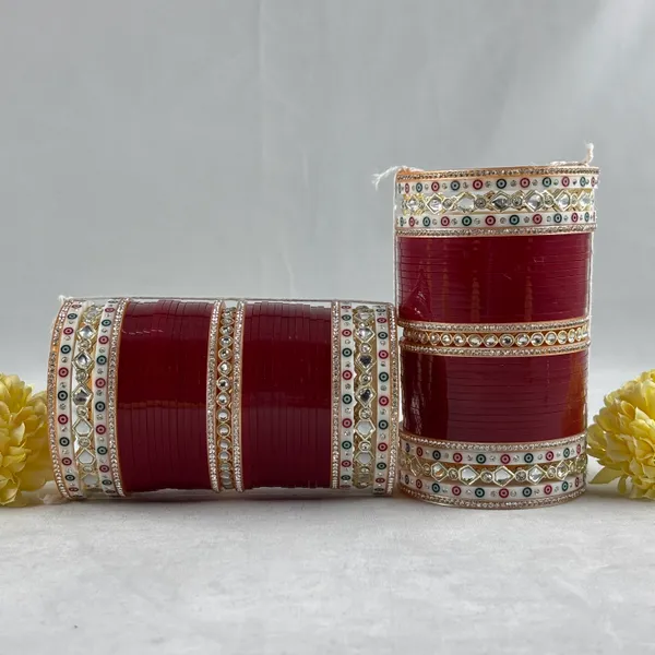 Blood_Red_Alloy,_Acrylic_Plastic_Bridal_Golden_Chooda_Set