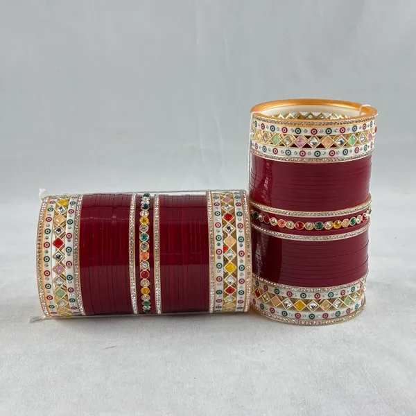 Blood_Red_Alloy,_Acrylic_Plastic_Bridal_Chooda_Set