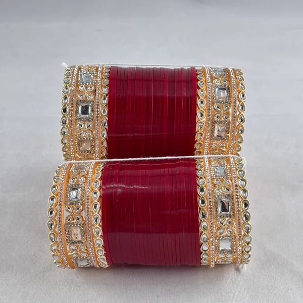 Blood_Red_Alloy,_Acrylic_Plastic_Bridal_Golden_Chooda_Set