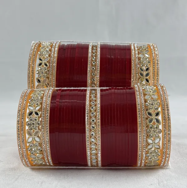 Blood_Red_Alloy,_Acrylic_Plastic_Bridal_Golden_Chooda_Set