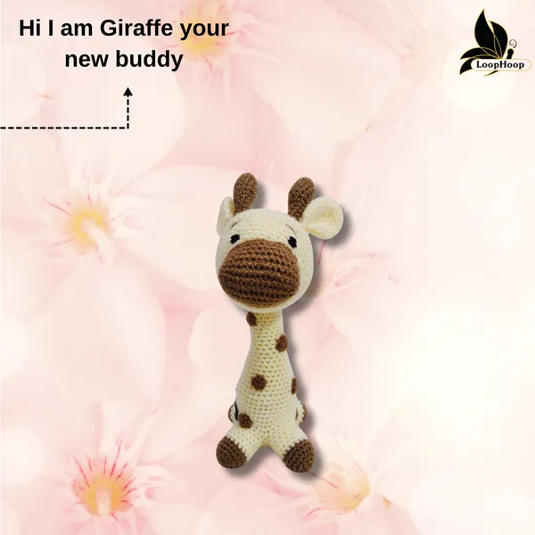 Cream_Woolen_Giraffe_Handmade_Soft_Toy_For_Kids_&_Babies