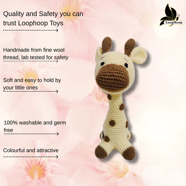 Cream_Woolen_Giraffe_Handmade_Soft_Toy_For_Kids_&_Babies