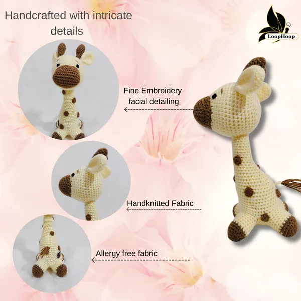 Cream_Woolen_Giraffe_Handmade_Soft_Toy_For_Kids_&_Babies