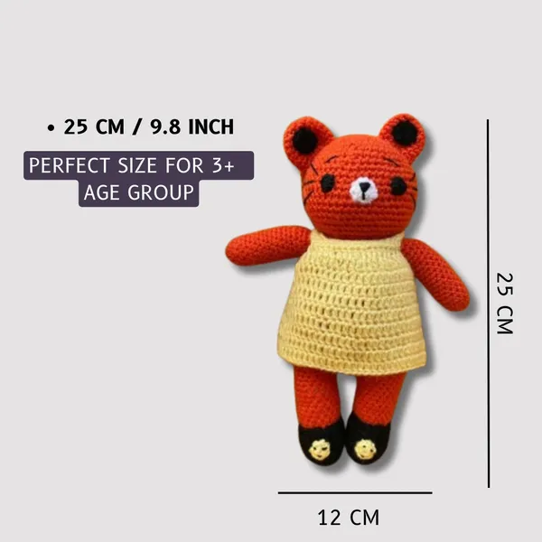 Orange_Woolen_Toys_Home_Decor