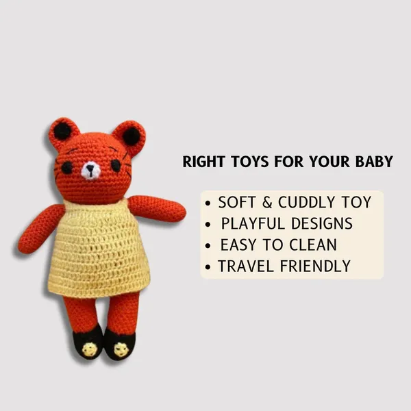Orange_Woolen_Toys_Home_Decor