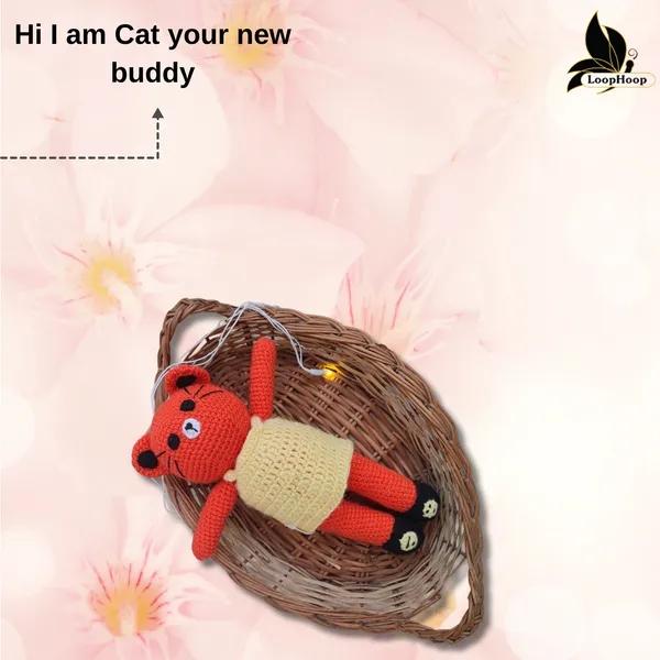 Orange_Woolen_Toys_Home_Decor