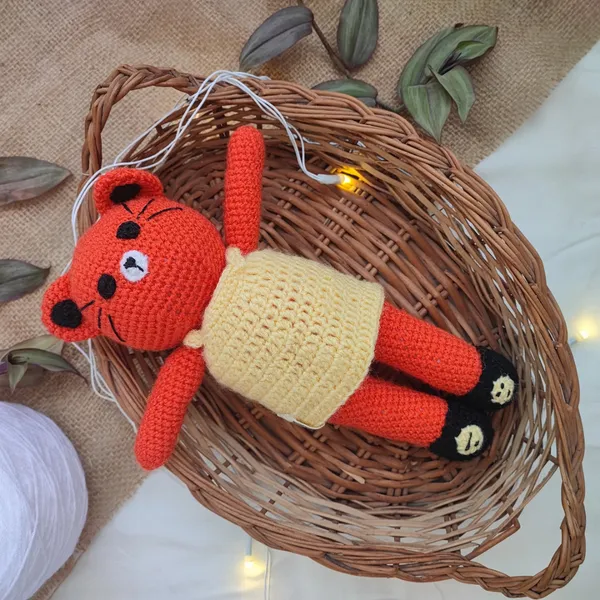 Orange_Woolen_Toys_Home_Decor