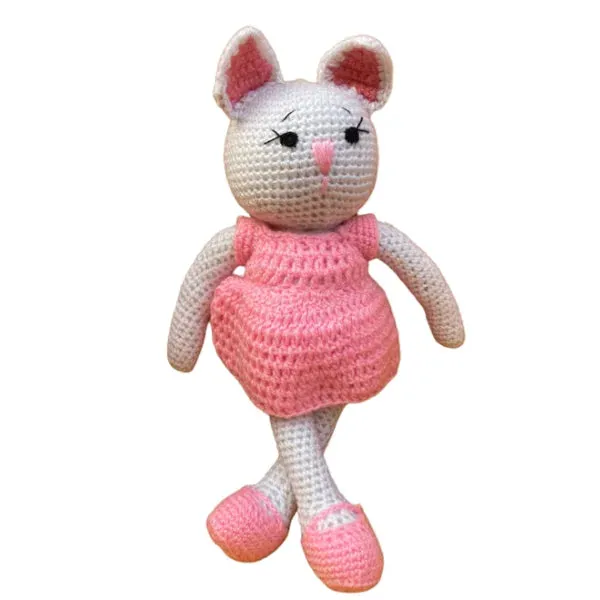 Pink_Woolen_Toys_Home_Decor