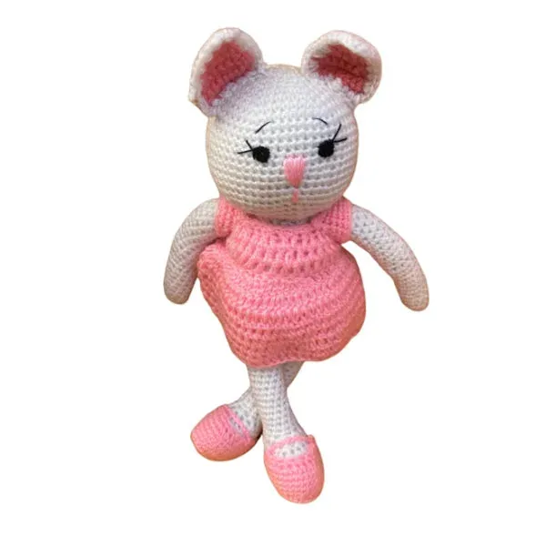 Pink_Woolen_Toys_Home_Decor