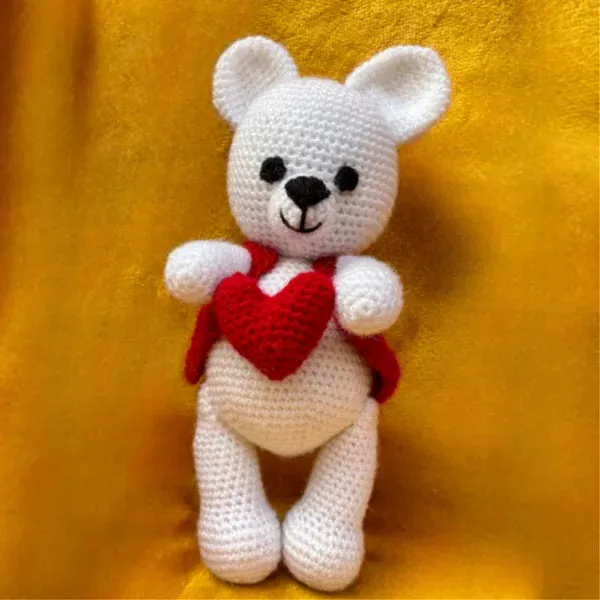 White_Woolen_Toys_Home_Decor