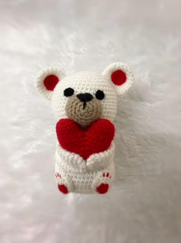 White_Woolen_Elephant_Soft_Handmade_Toy_For_Kids_&_Babies