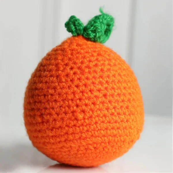 Orange_Woolen_Toys_Home_Decor