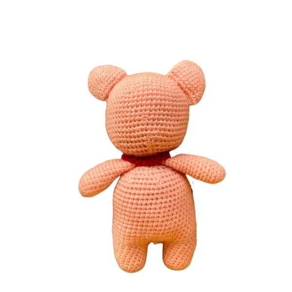 Peach_Woolen_Toys_Home_Decor