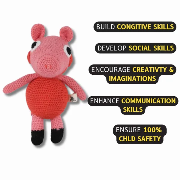 Pink_Woolen_Toys_Home_Decor