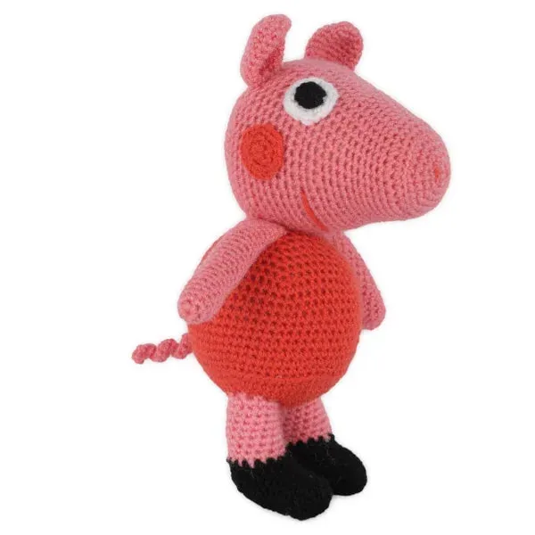 Pink_Woolen_Toys_Home_Decor