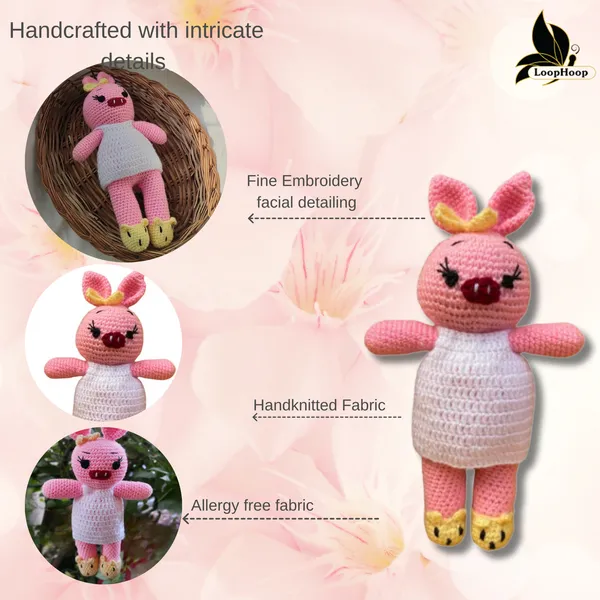 Pink_Woolen_Toys_Home_Decor
