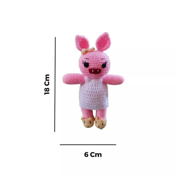 Pink_Woolen_Toys_Home_Decor