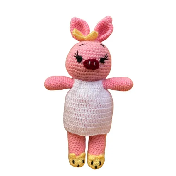 Pink_Woolen_Toys_Home_Decor