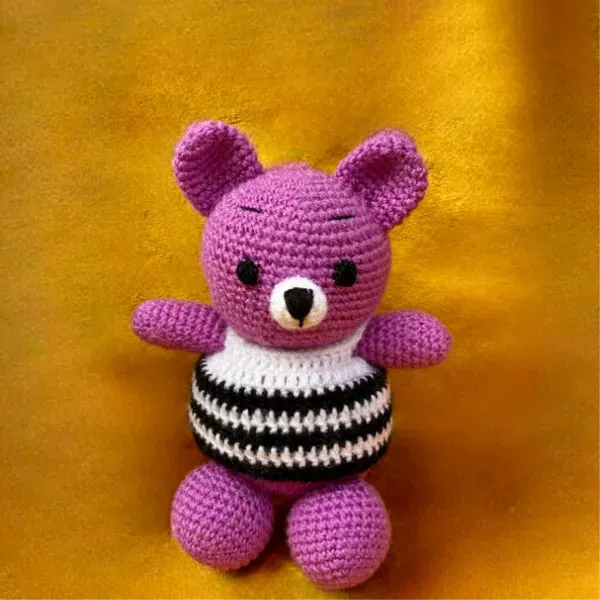 Purple_Woolen_Toys_Home_Decor