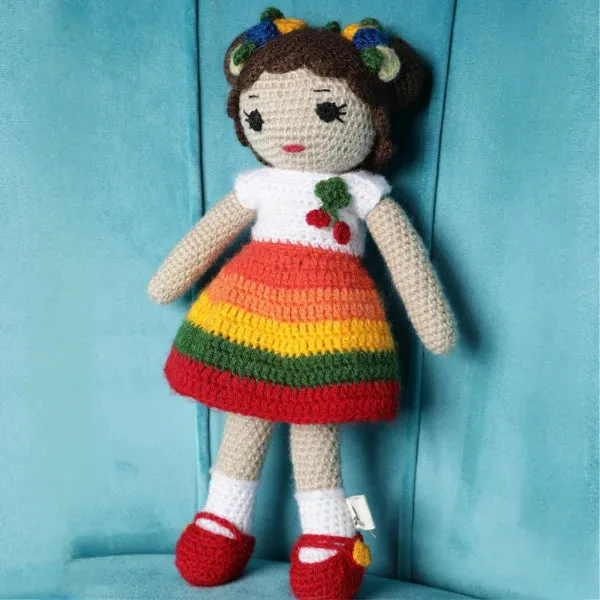 Red_Woolen__Doll_Soft_Handmade_Toy_For_Home_Decor_Kids_&_Babies