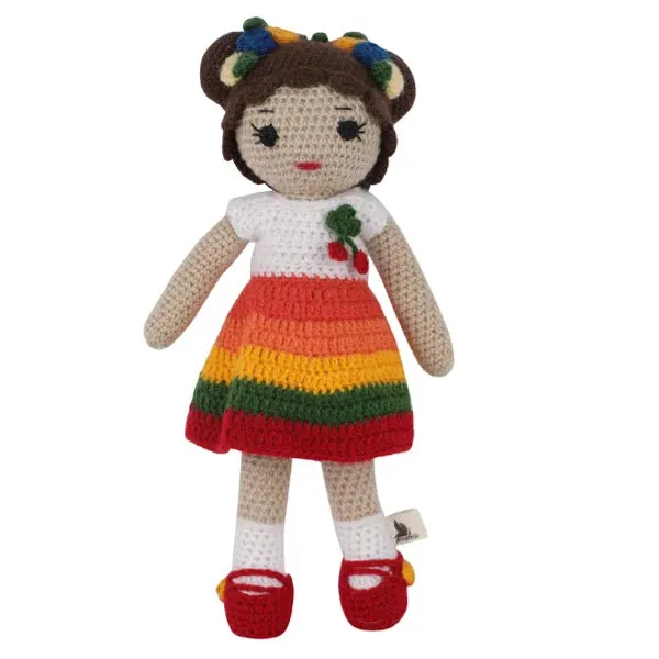 Red_Woolen__Doll_Soft_Handmade_Toy_For_Home_Decor_Kids_&_Babies
