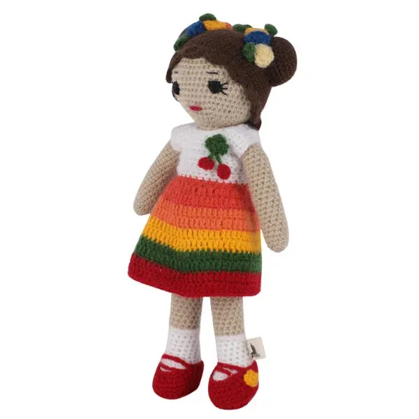 Red_Woolen__Doll_Soft_Handmade_Toy_For_Home_Decor_Kids_&_Babies