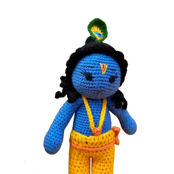 Blue_&_Yellow_Woolen_Krishna_Handmade_Soft_Toy_For_Kids_&_Babies