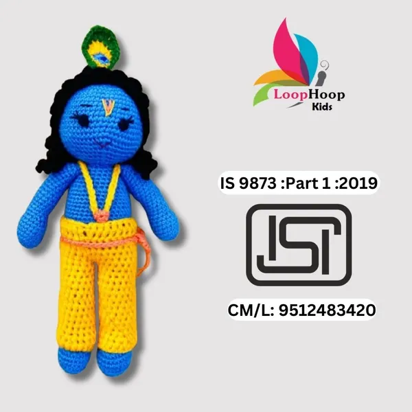 Blue_&_Yellow_Woolen_Krishna_Handmade_Soft_Toy_For_Kids_&_Babies