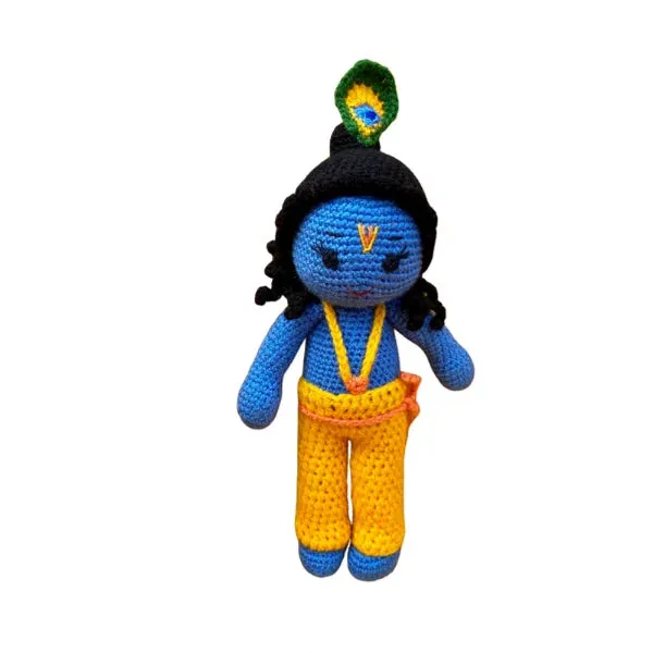Blue_&_Yellow_Woolen_Krishna_Handmade_Soft_Toy_For_Kids_&_Babies