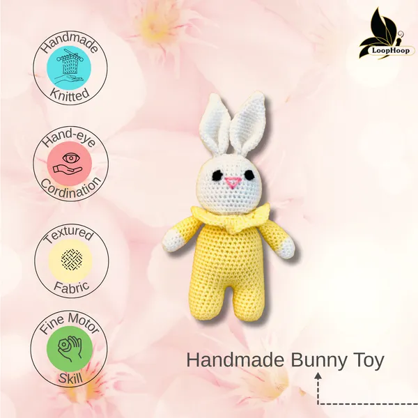Yellow_Woolen_Bunny_Handmade_Soft_Toy_For_Kids_&_Babies