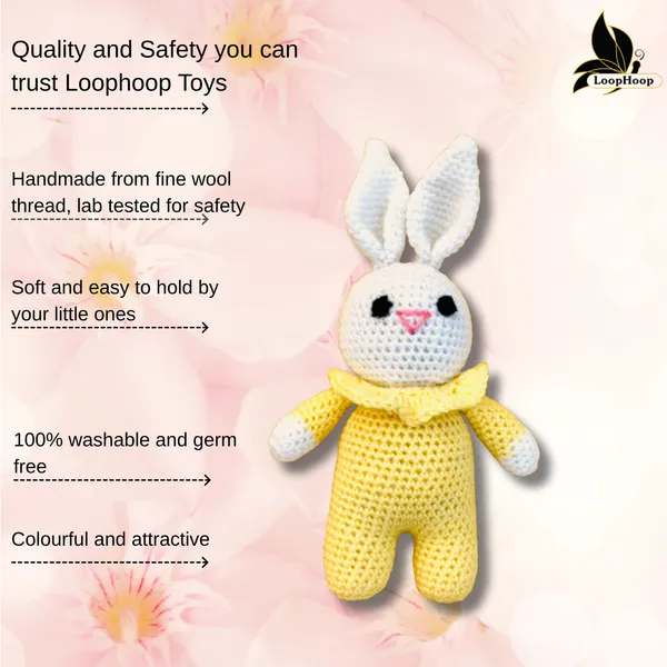 Yellow_Woolen_Bunny_Handmade_Soft_Toy_For_Kids_&_Babies