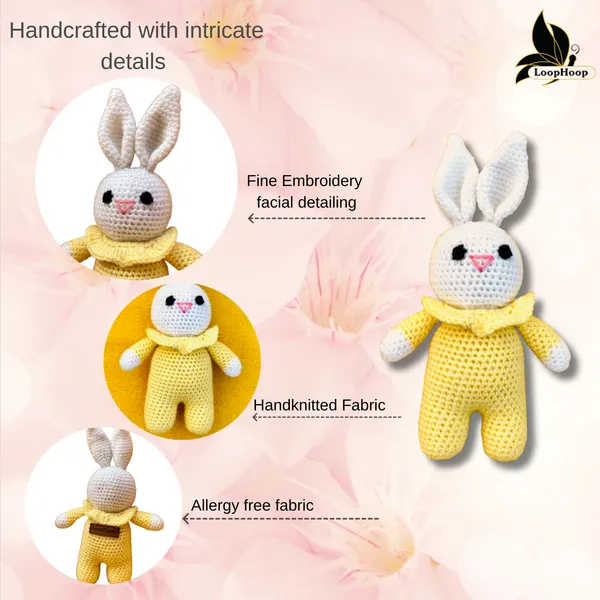 Yellow_Woolen_Bunny_Handmade_Soft_Toy_For_Kids_&_Babies