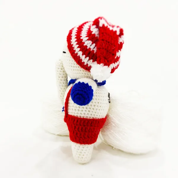 Red_Woolen_Crochet_Elephant_Handmade_Soft_Toy_For_Babies_&_Kids