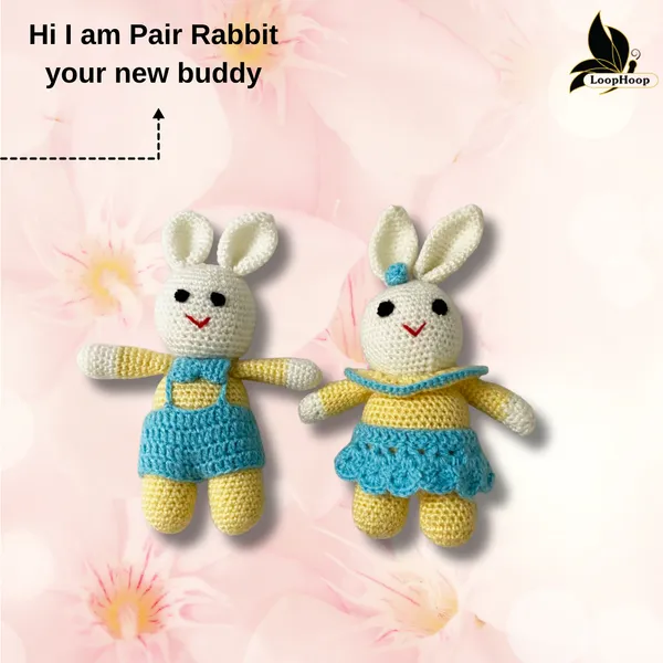 Yellow_Woolen_Rabbit_Soft_Handmade_Toy_For_Kids_&_Babies