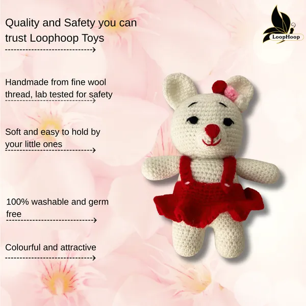 Red_Woolen_Teddy_Handmade_Soft_Toy_For_Kids_&_Babies