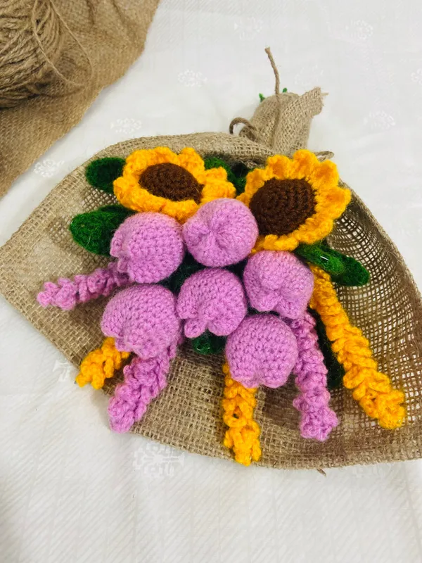 Purple_Woolen_Flowers_Home_Decor