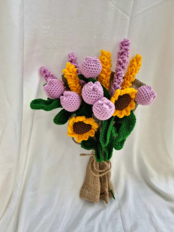 Purple_Woolen_Flowers_Home_Decor