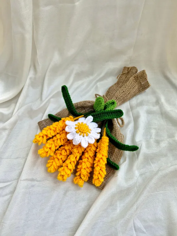 Yellow_Woolen_Flowers_Home_Decor