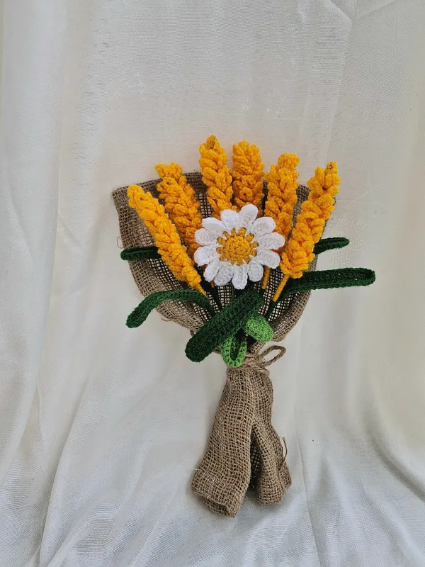 Yellow_Woolen_Flowers_Home_Decor